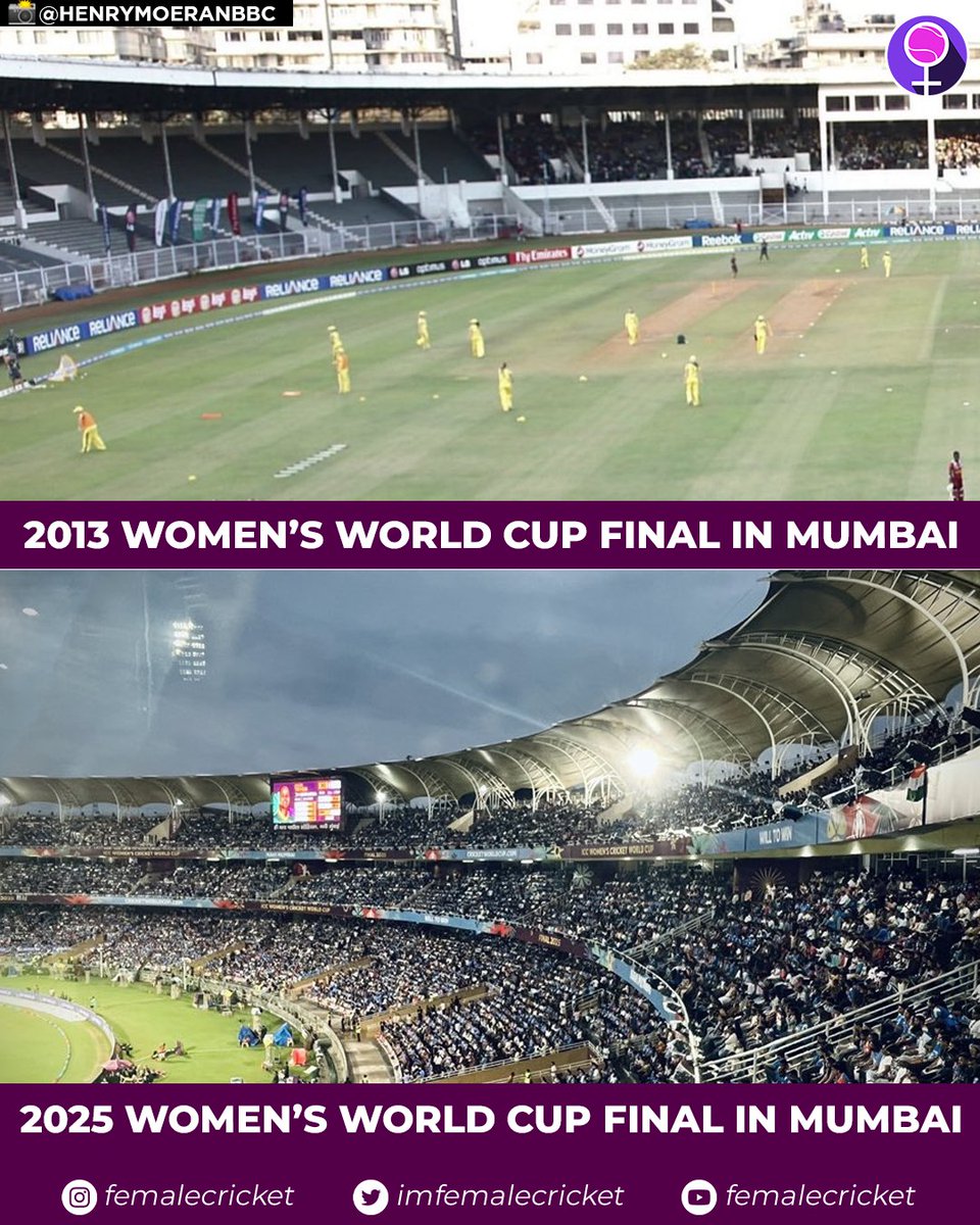 Everyone now watches women's cricket ♥

Here's a proof 😉

#CricketTwitter #CWC25 #INDWvsSAW 📸: <a href="/henrymoeranBBC/">Henry Moeran</a>