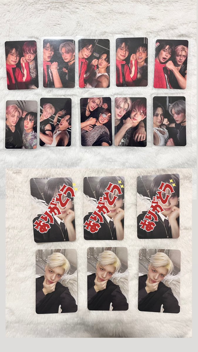 &amp;TEAM Back to Life BtL

各verトレカ、ケミトレカ
ユニバ購入特典トレカ

【譲】画像のもの
【求】 NICHOLASを含むもの(異種🙆🏻‍♀️) 
        買取、未使用シリアル
(ケミトレカはケミトレカ同士or買取)

お気軽にリプDMお待ちしてます🙇🏻‍♀️

#andTEAM交換 #andTEAM_交換