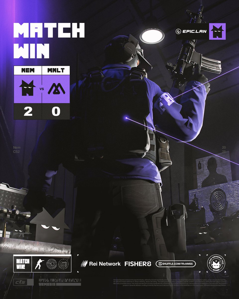 nmss_gg's tweet image. CHAMPIONS OF @EPICLAN 46 🏆

One trophy down. Many more to go 💜

@ThomasCS__ @CRUC1ALcsgo @tein_cs @NexiusCS2 @n0teCSGO @RupertHoop

#WeAreNem #EPIC46