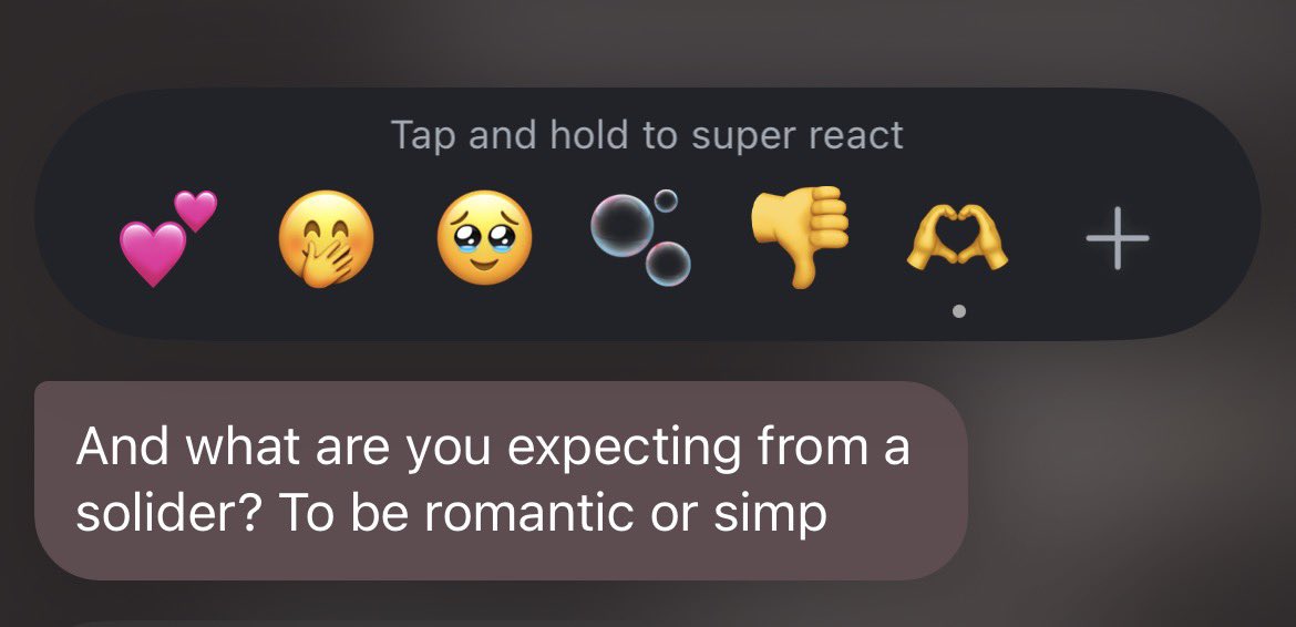 Who tf told men if they’re in military they can’t be romantic??????????