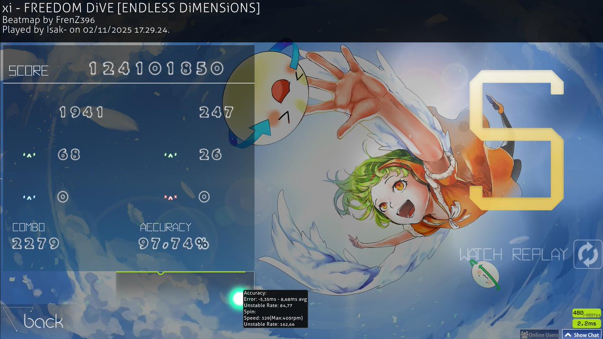 Isak_o7's tweet image. 1x sb on newer freedom dive🥀