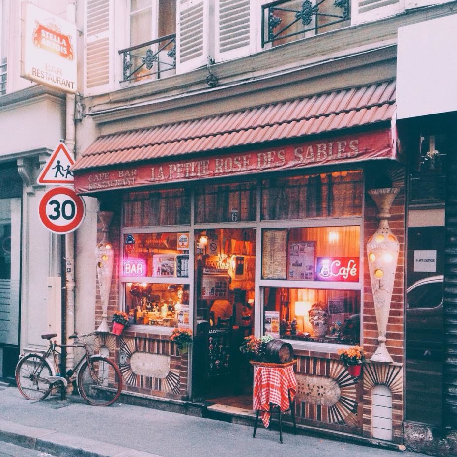 hill_cg's tweet photo. @CarlisleDiana This place was an extremely charming little restaurant run by a very cute grandmother 

Only 4 tables operating from 7pm to midnight but well worth the wait! 

La Petite Rose des Sables in Paris. https://t.co/ytqVUUdvbR
