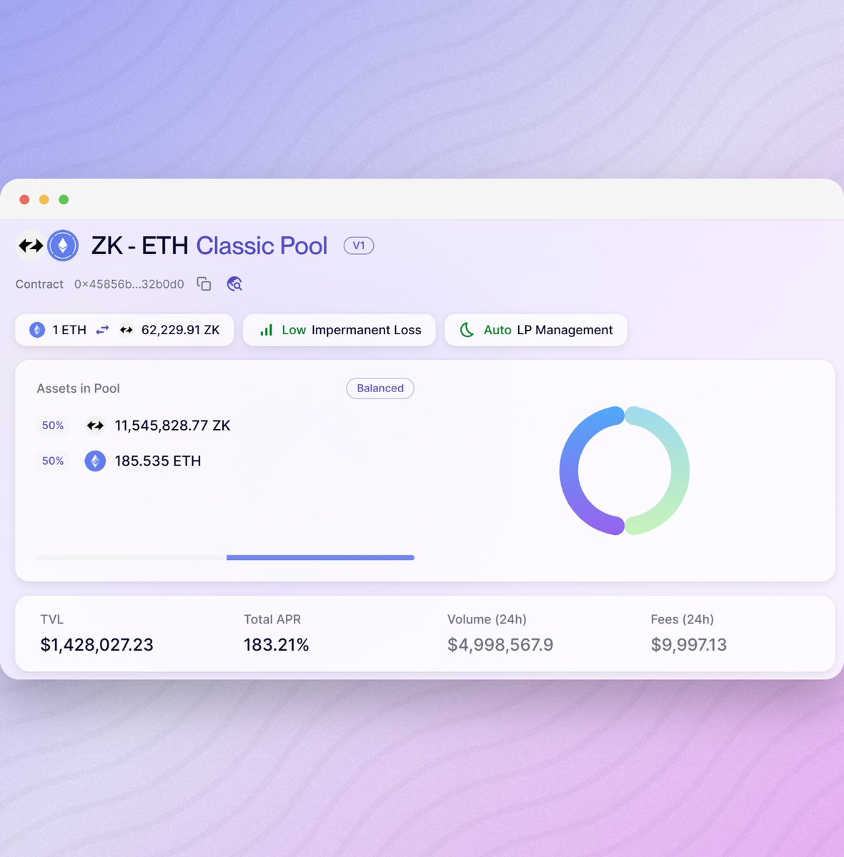 ZK/ETH pool on #Zksync is 183% APR 🔥

Join now▶️ syncswap.xyz/pools
