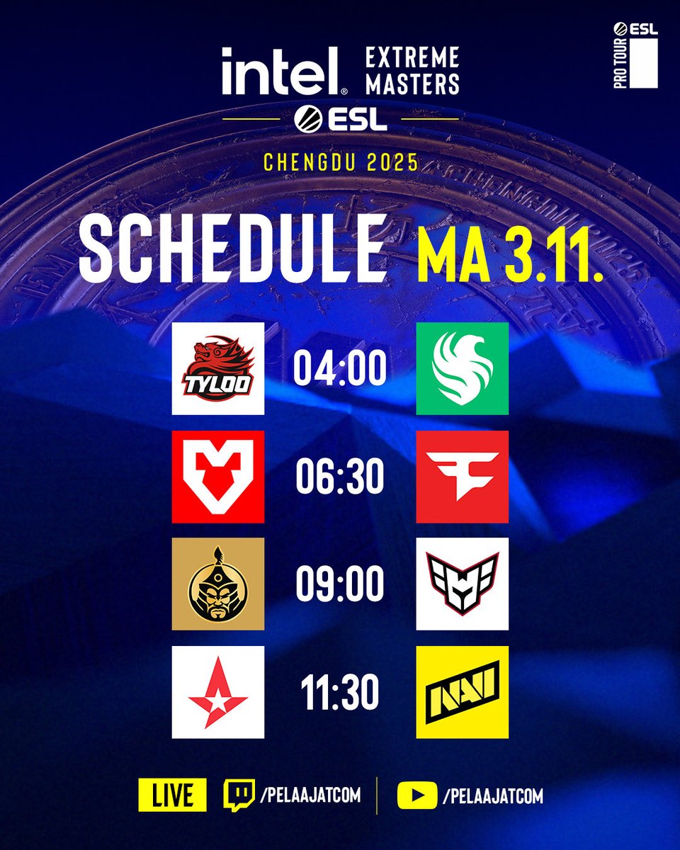 PelaajatCom's tweet image. ☕️Kahvikone kannattaa ladata jo hyvissä ajoin sunnuntai-iltana

⏰04:00
📺twitch.tv/pelaajatcom &amp;amp; Pelcom-tube
🎤 @Oonraimo &amp;amp; @ArttuHamalainen &amp;amp; @SamppaCS2 

#esportsfi #counterstrike #iem