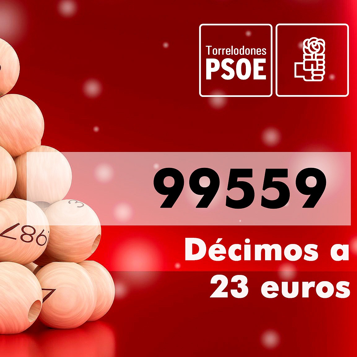 ✨ ¡Ya tenemos la Lotería de Navidad del PSOE Torrelodones!
Puedes conseguir tu décimo:
📍Despacho del Grupo Municipal Socialista en el Ayuntamiento
📍Enviándonos un mensaje para hacértelo llegar
¿Y si este año la suerte cae aqui?🌹