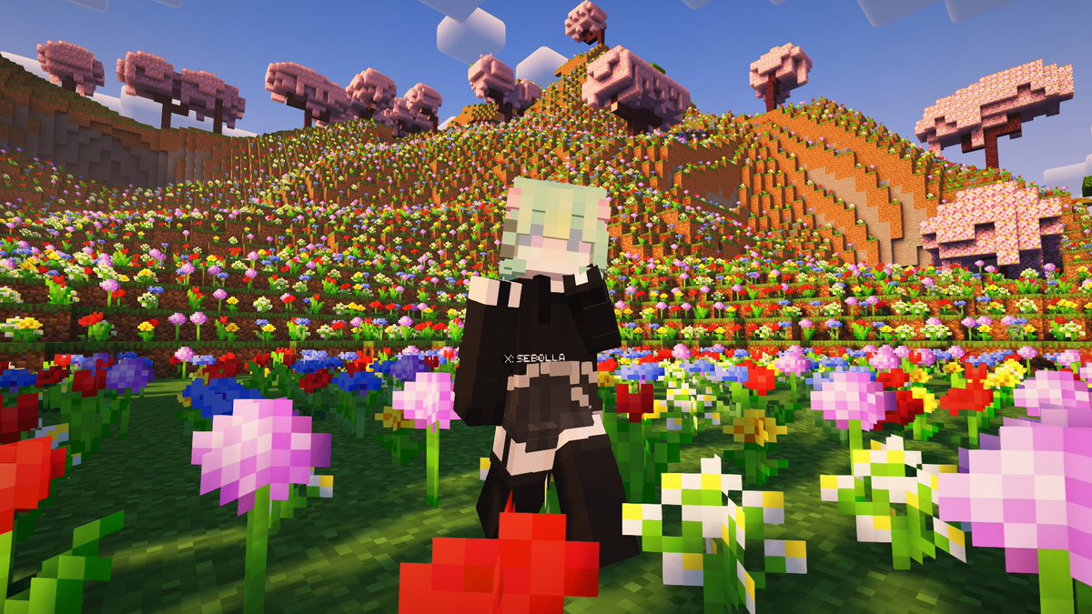 <a href="/SillyFrikka/">Frikka 🌺</a> Silly en un campo de flores y un amanecer, me gusto a mi como quedo xd