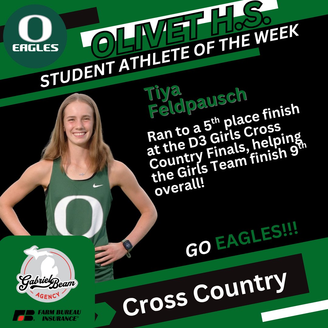 Male and Female Student Athletes of the Week!

Sponsored by Gabe Beam Insurance, your local Farm Bureau Insurance Agent!

#OlivetEagles