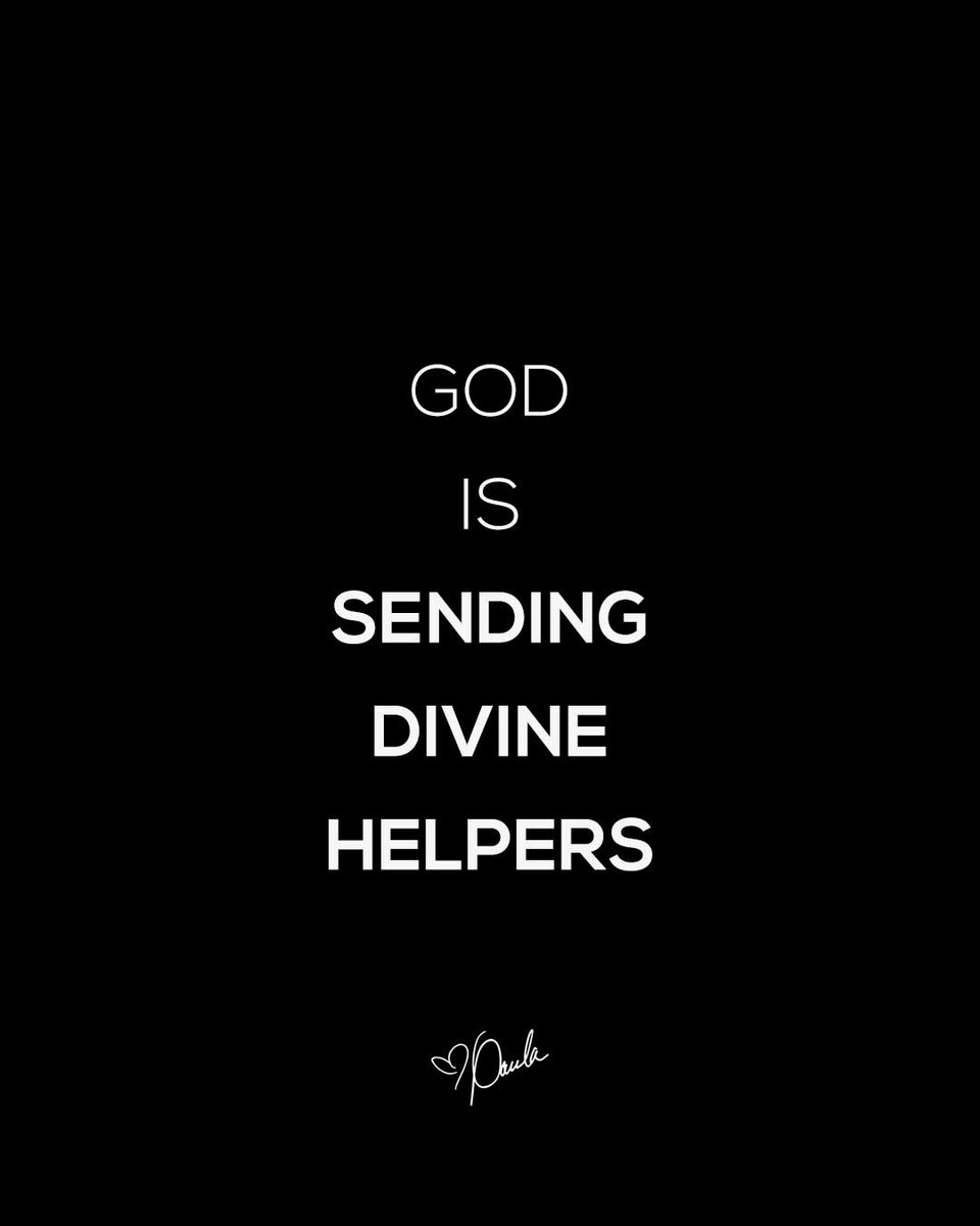 God is sending divine helpers to stand with you in purpose!! GET READY 💪🙏