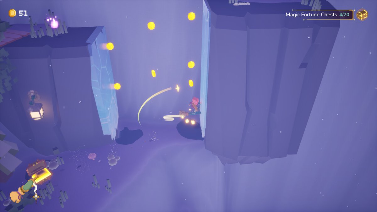 IndieGameADay's tweet image. ILA: A Frosty Glide by @MagicRainStudio, a 3D platformer [PC, Switch, PS, XB]

Ila&apos;s kitty Coco has disappeared! Use you magic skatebroom to explore a snowy landscape in search of your cat.

#indiegame