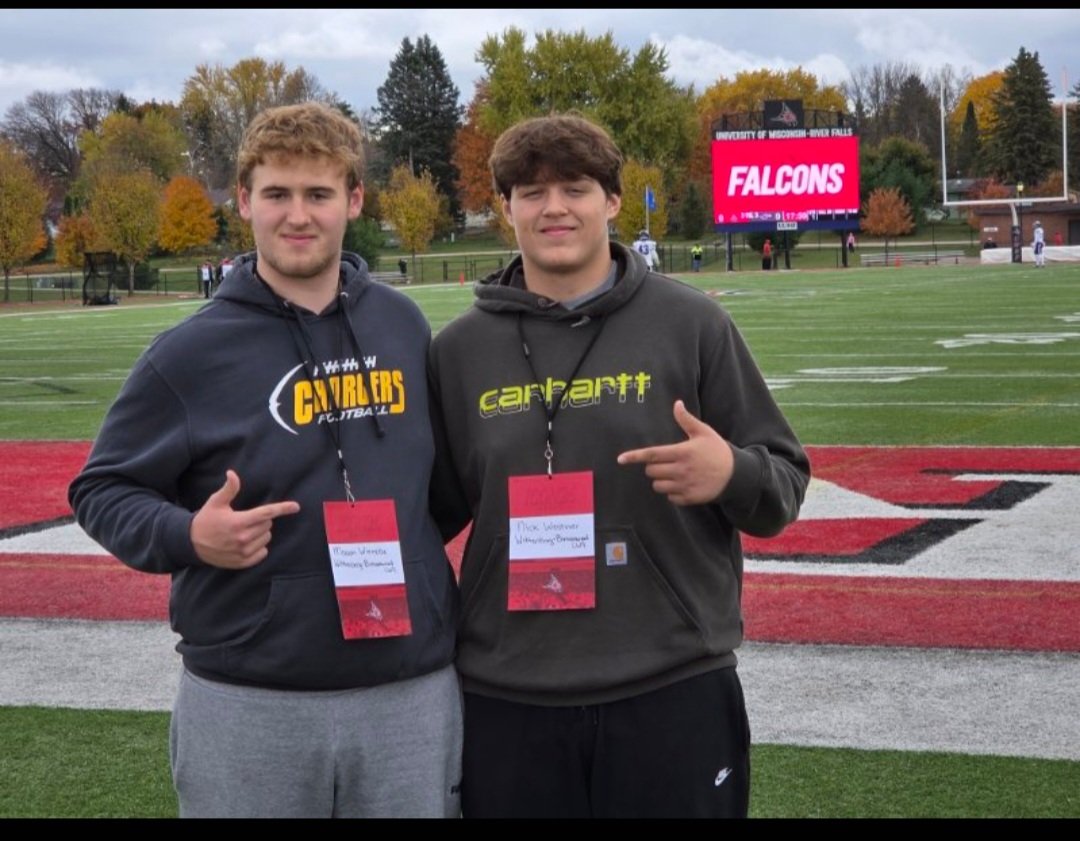 Had a great time at the game against Whitewater. I would like to thank <a href="/coach_Wiss/">Jacob</a> and <a href="/CoachWalkerRF/">Matt Walker</a> for the game day invite.

<a href="/NickWestover1/">Nick westover</a> <a href="/PrepRedzoneWI/">Prep Redzone Wisconsin</a> <a href="/coach_crabbUWRF/">Coach Crabb</a>