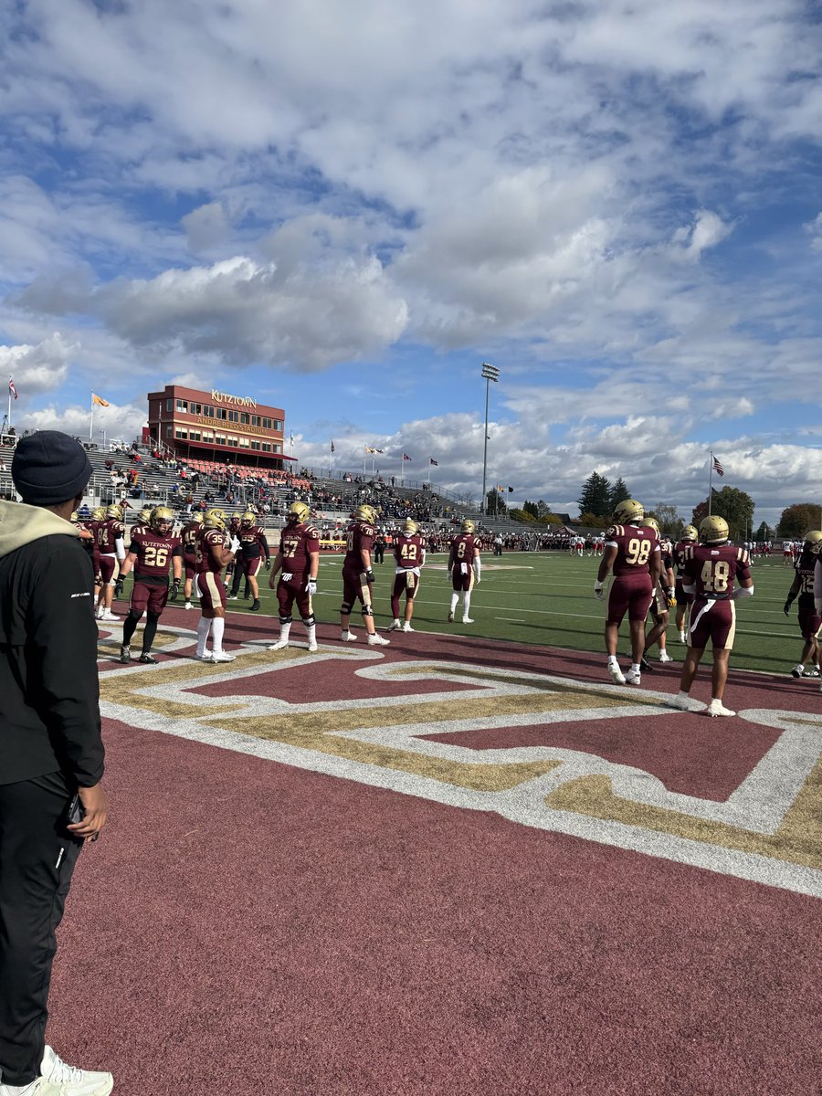 Had a great  day <a href="/KUBearsFootball/">Kutztown Football 🐻</a>. Thank you <a href="/CoachArmstrong2/">Coach Chris Armstrong</a> and <a href="/KUHC_Clements/">Jim Clements</a> for the invite. <a href="/CoachTaylor_OL/">Pat Taylor</a> <a href="/Coach_Ditti/">John Venditti</a> <a href="/CoachQuarterman/">Marcel Quarterman</a> <a href="/CoachMignanelli/">Coach Chris Mignanelli</a>