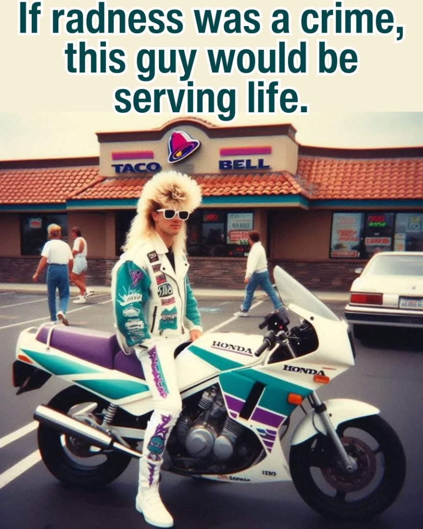 Peak 80s radness unlocked