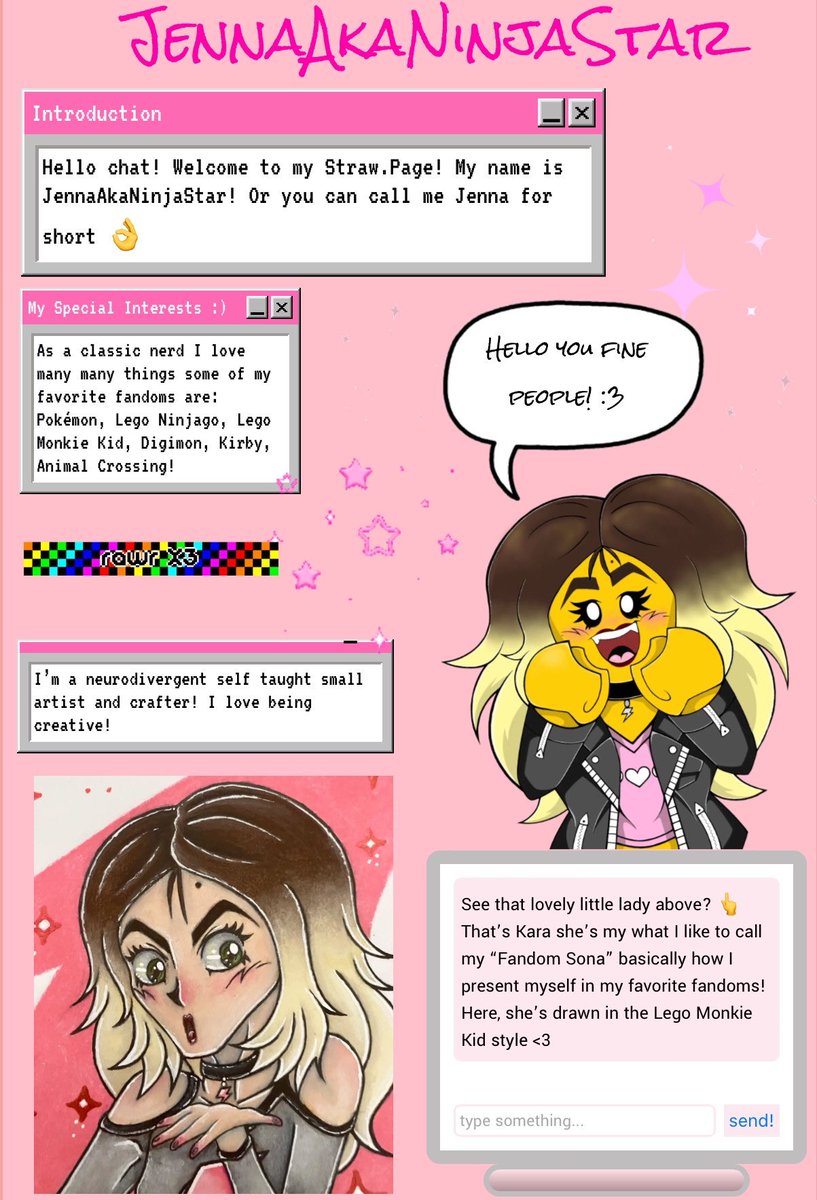 JennaNinjaStar's tweet photo. ⸜(。˃ ᵕ ˂ )⸝♡ I made a https://t.co/RMAK8y3J9Q chat!! Check it out
https://t.co/EciGXOYZAU
#JennaAkaNinjaStar #Pokemon #LegoMonkieKid #Ninjago #strawpage #strawpages #asksomething #customwebpage #art #fanart #fandom #LMKfandom #Pokemonfandom #PokemonMD https://t.co/xmdY0sL0Wr