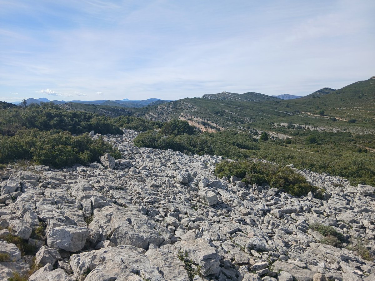 Hui ha tocat ruta pel terme de Sant Mateu.
15 km entre oliveres per a arribar al Racó del Frare, una preciosa zona on caminem entre elevades parets verticals.