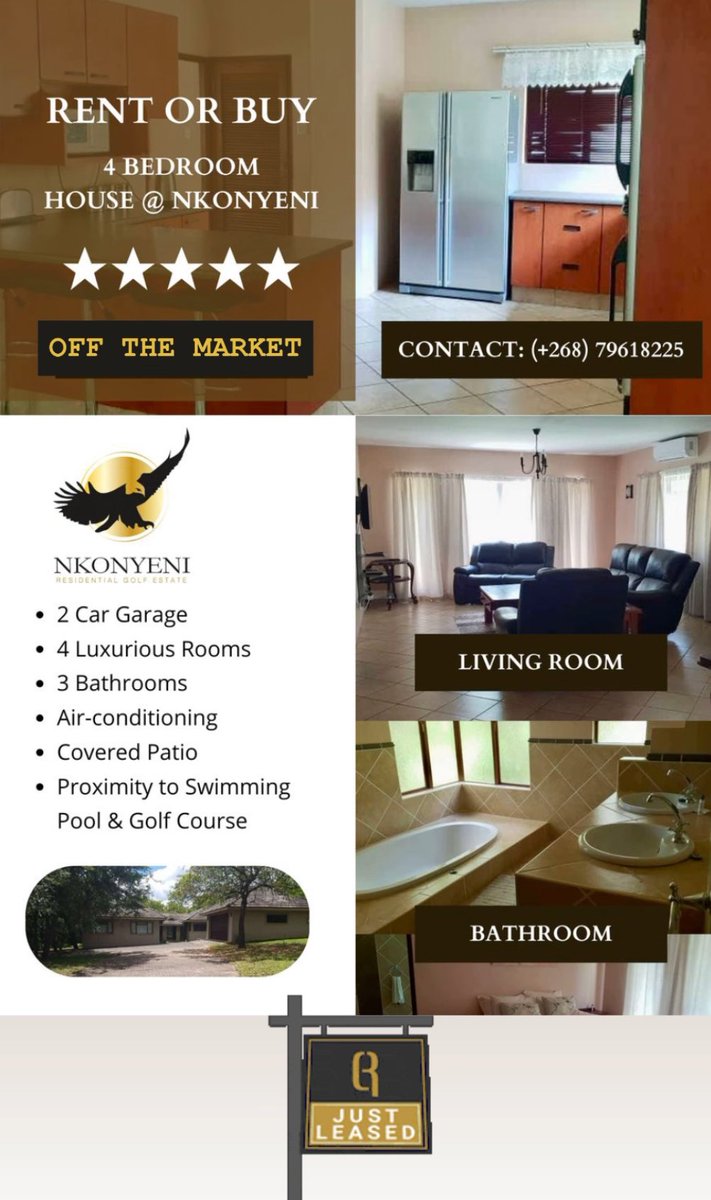 Grateful for the trust clients continue to place in our growing real estate business. Whether you’re looking to rent, buy, or build in South Africa or Eswatini wa.me/26879618225