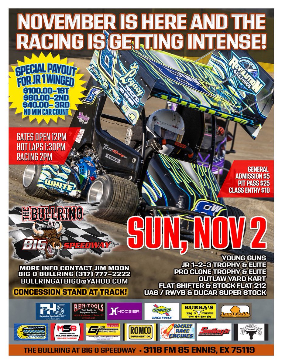 BIG O SPEEDWAY tweet media