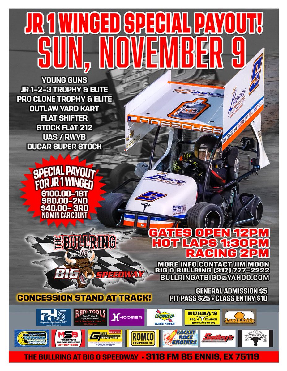 BIG O SPEEDWAY tweet media