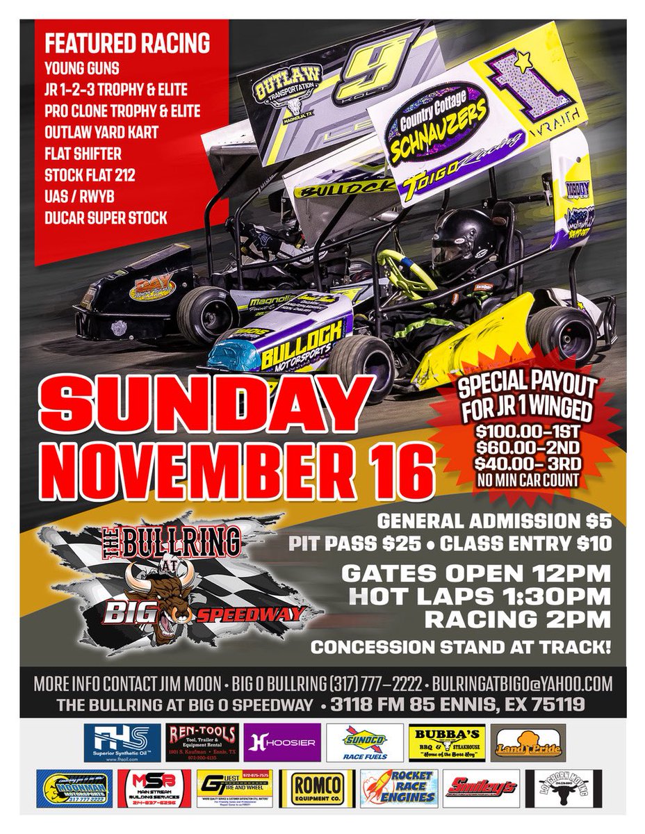 BIG O SPEEDWAY tweet media