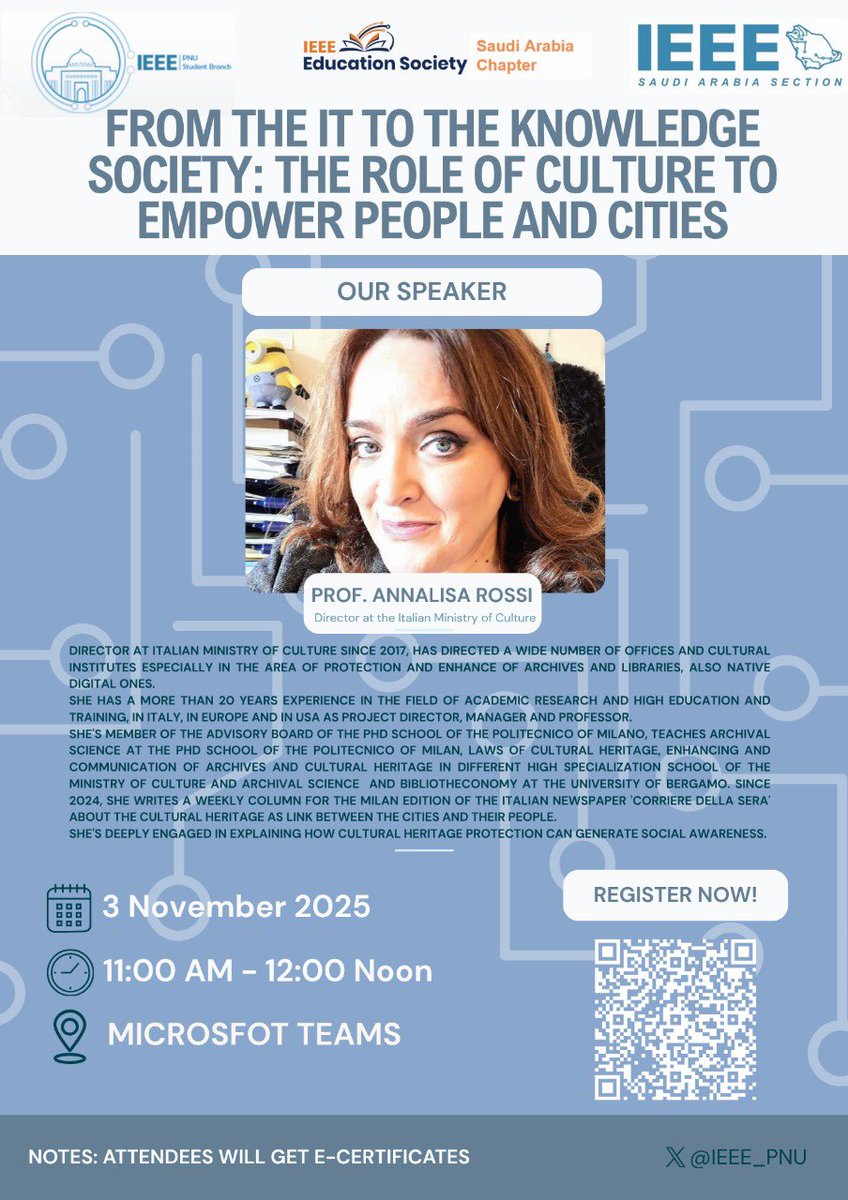 IEEE_PNU's tweet photo. IEEE-PNU SB presents second session of Technosocial lecture series! Please join us to leave a positive impact on society! 
@IEEE_EduSoc @ieeer8  @smu_adelaide https://t.co/U2oH1CKTXQ