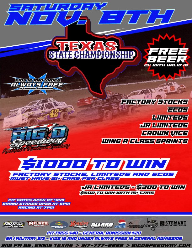 BIG O SPEEDWAY tweet media