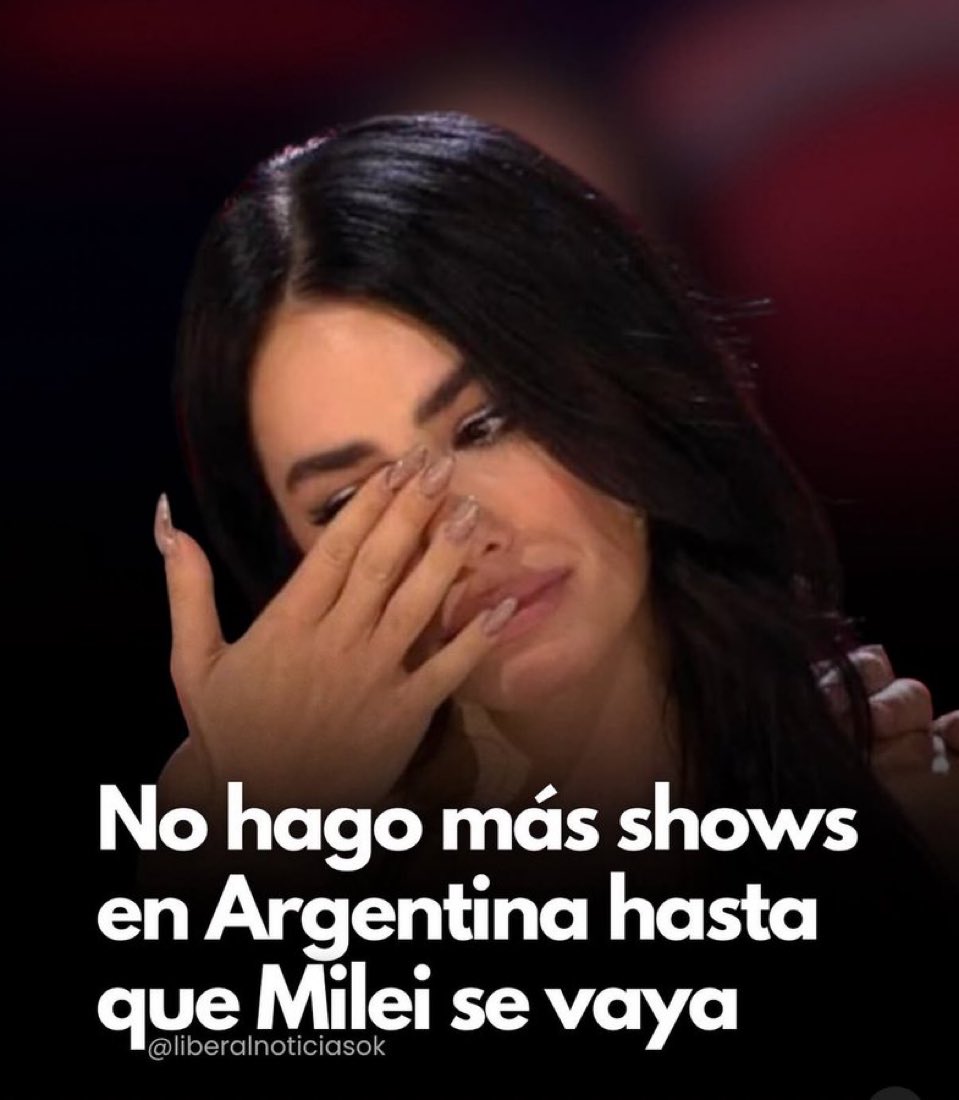 Lluvia de votos para Milei. Gracias Lali