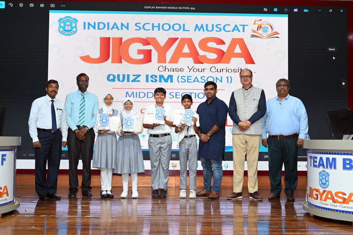 IS_Muscat's tweet photo. Jigyasa Megafinal - Middle https://t.co/0V6K4Q6fE8