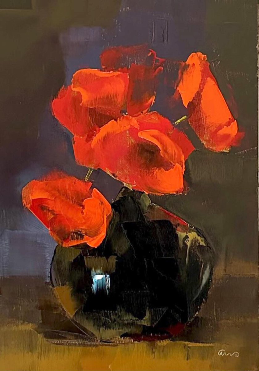 Elsehsah's tweet photo. Ans Debije painting https://t.co/SrKP7AbwjH https://t.co/a19ZROCkXj