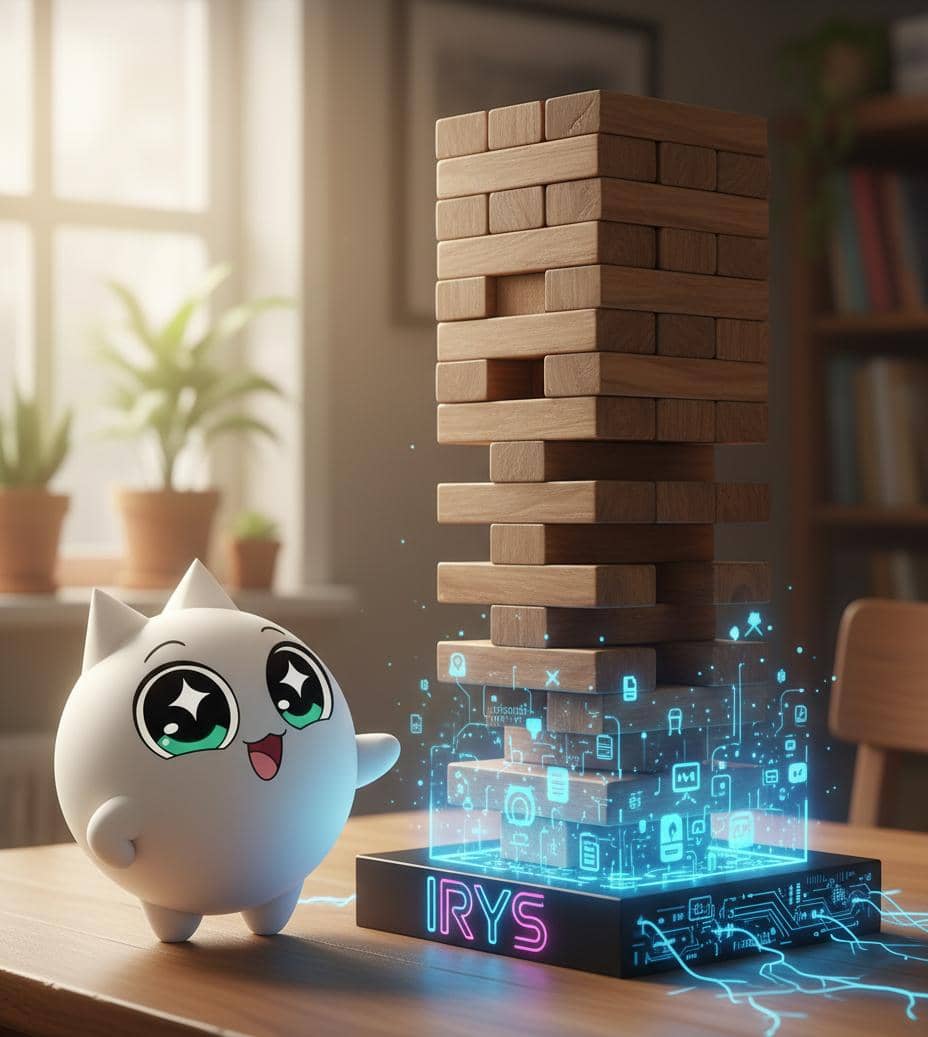 benalpha919's tweet photo. @Irys_xyz is the concrete foundation for the entire digital world! ๐ช
We make sure the actual art file for your NFT is stored permanently and unalterably. No more wobbly Jenga towers!
Are your JPEGs safe?
#IrysNetwork #NFTs #Jenga https://t.co/zGLcfgvcRq