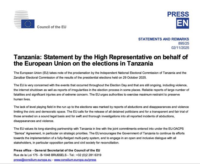 dr_dash250's tweet photo. What is happening in Tanzania? I hear they don’t have internet! The government shut it down?

Pope Leo, American embassy in Tanzania, UK embassy, Swedish embassy all are advising people not to travel to Tanzania! 

Food shortage, fuel and cash! No internet! With 98% of votes, people should have been celebrating and talking about how they miss the campaigns because they were fun! But it seems different in Tanzania!

Anyone with news please educate me!