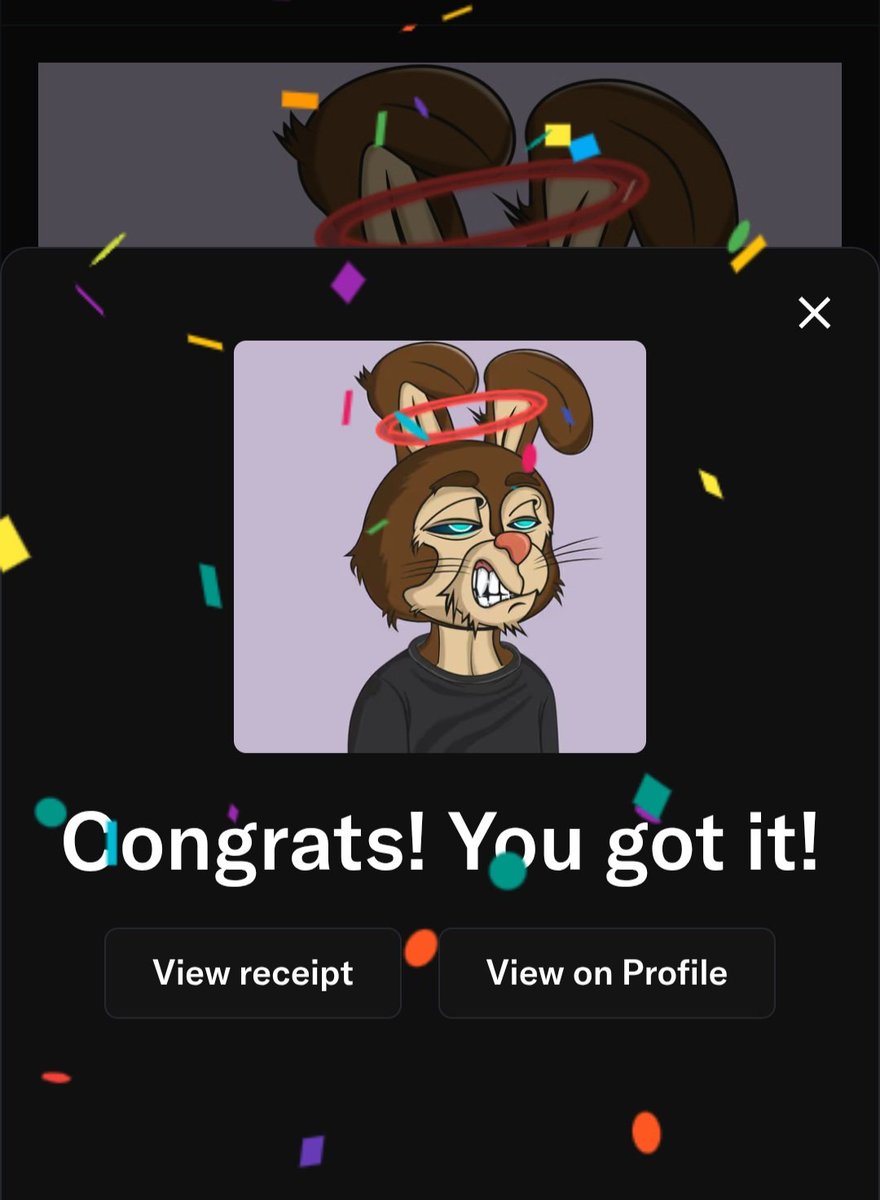 What a great way to start a Sunday 🐰🥳

<a href="/TN1Labs/">TN1 Labz</a>
<a href="/BTFDRabbits/">BTFDRabbits 🥕</a>