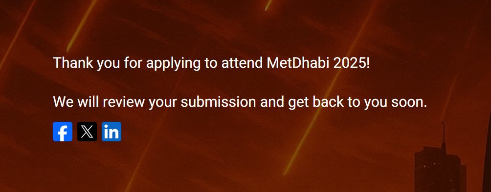 Manifesting to join my fellow <a href="/met_lparmy/">LP Army</a> Lp-ers at MetDhabi 2025 by <a href="/MeteoraAG/">Meteora</a> 

Hope <a href="/0xmiir/">miir</a> doesn't miss my application in the next batch.🙏