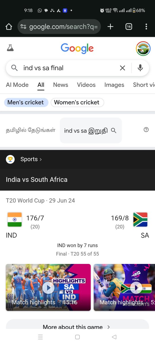 itzrajars's tweet image. Why is Google surfacing a men’s World Cup result while hiding the live Women’s World Cup score? Give women’s finals the same top-card, real-time, gamified treatment. Equal interest deserves equal UX

#INDWvsSAW #WomensWorldCup2025