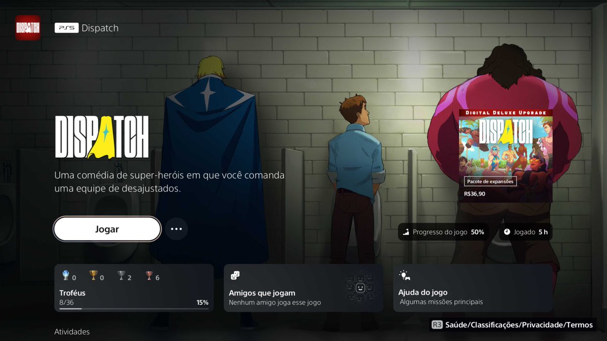 Sério, eu to amando muito esse jogo, tá me dando uma nostalgia enorme da antiga Telltale, eu to tão ansioso pros próximos episódios, a Adhoc ta CAPRICHANDO DEMAIS NISSO AQUI, EU TAVA COM TANTA SAUDADE DE UM JOGO ASSIM

JOGUEM DISPATCH!!!!
#Dispatch