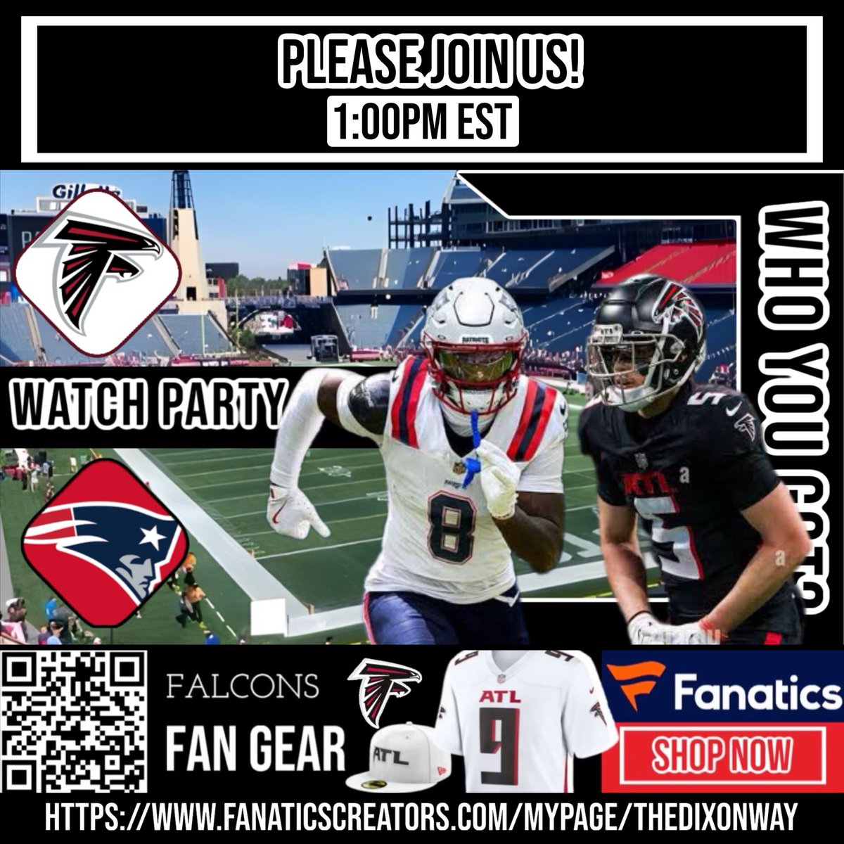 ATLfinalround's tweet image. Please join us at 1pm est for #AtlantaFalcons #dirtybirds #nfl #NFL #TheDixonWay watch along @AtlantaFalcons @Patriots Atlanta Falcons vs New England Patriots | Live Play by Play | #nfl #nflf... youtube.com/live/V4ySMe1-m… via @YouTube
