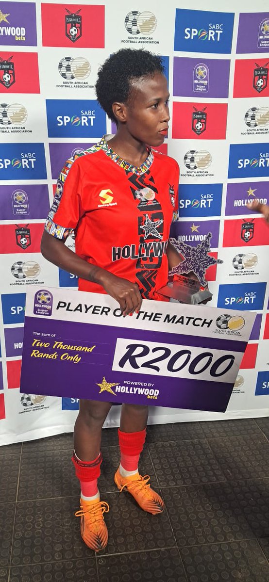 Bossing the game from start to finish 💪 Congratulations to <a href="/NomvulaKgoale/">Nomvula “LipstickLady” Kgoale</a> , our Player of the Match!

#Siyadumuza
#TheRockets
#TSG