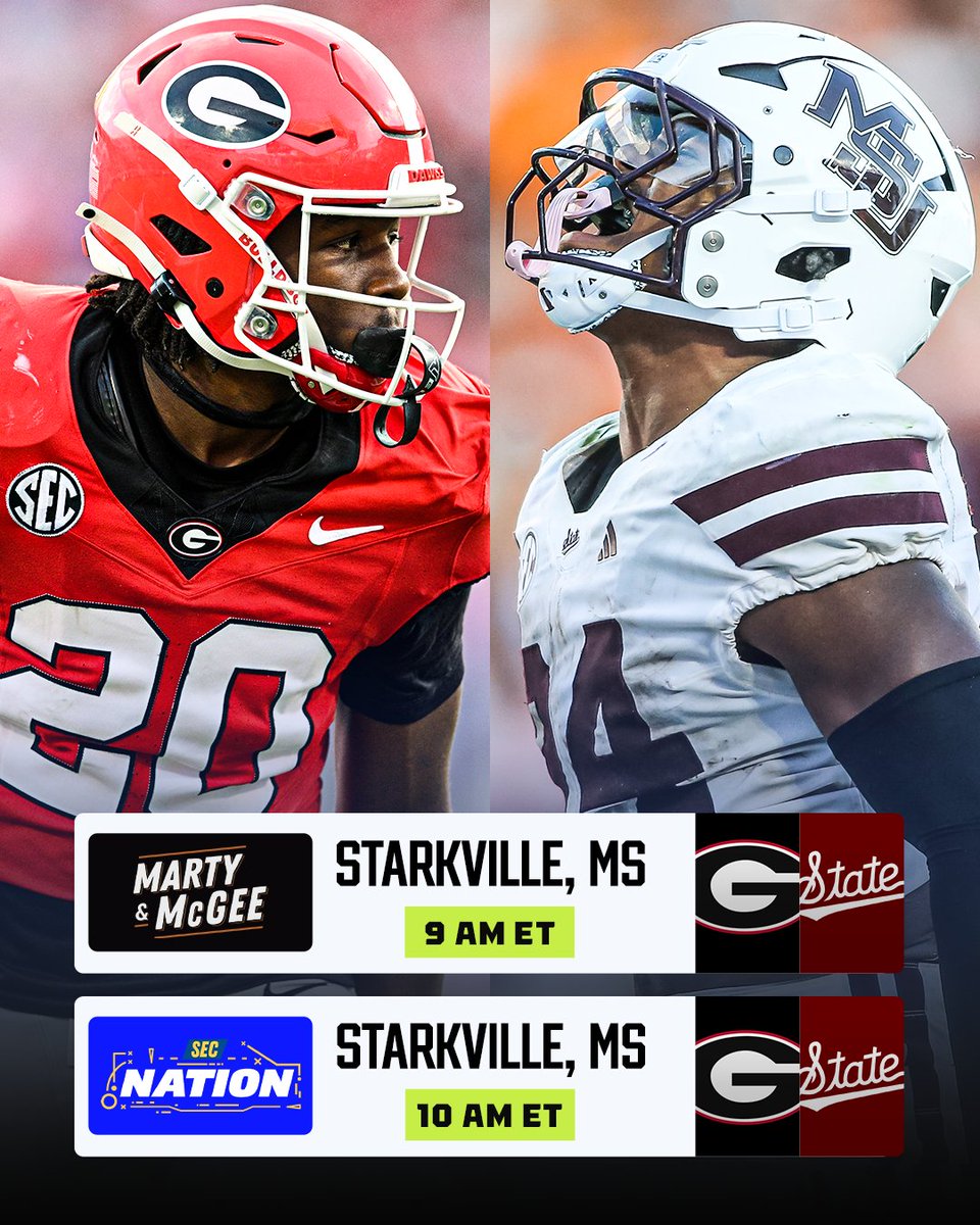 GET THOSE COWBELLS READY‼️

See you Saturday, <a href="/HailStateFB/">Mississippi State Football</a> 🙌