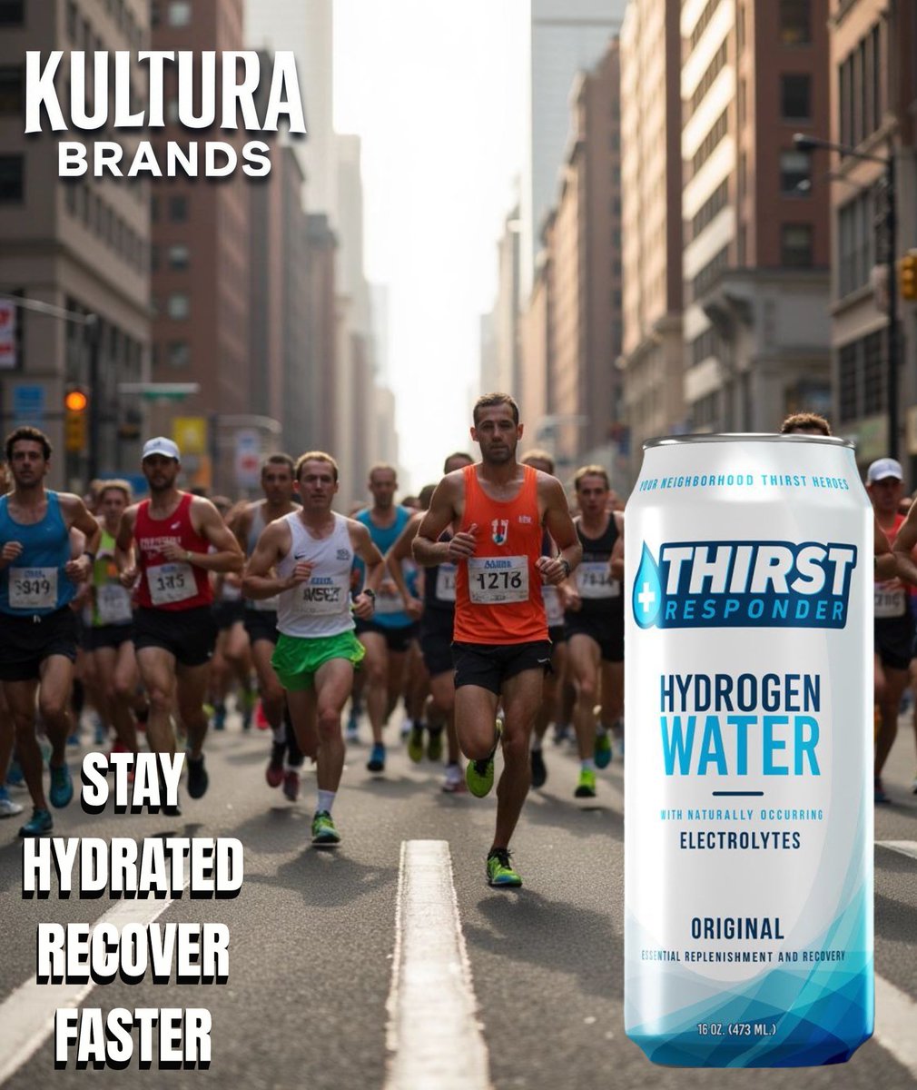 Today is the New York City marathon <a href="/nycmarathon/">TCS New York City Marathon</a> Runners may benefit by making #hydrogenwater part of their daily routine. Stay hydrated and recover faster. #KulturaBrands <a href="/KulturaBrands/">Kultura Brands</a> $ltnc <a href="/LiveLockdIn/">Lock'dIn Beverages</a> 
Studies show improved performance and faster bounce-back; drink 16–20 oz