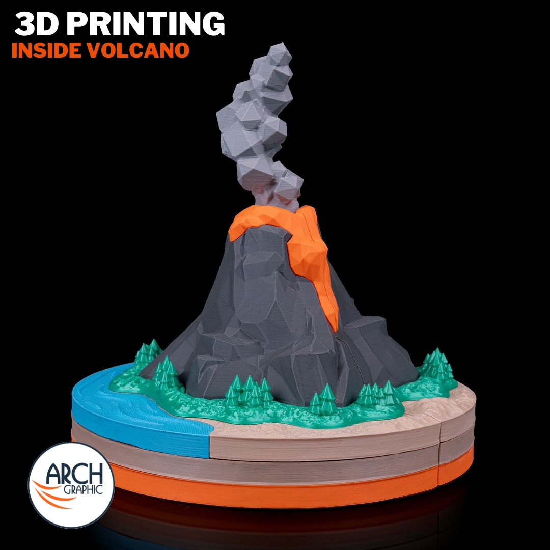 3d_archgraphic's tweet image. Explore the amazing world of Inside the Volcano with our 3D printed model! A perfect educational project for schools, helping visualize scientific concepts. Ideal for teachers and students across the UAE. #EducationalModel #3DPrinting #UAE #SchoolProject #STEMEducation