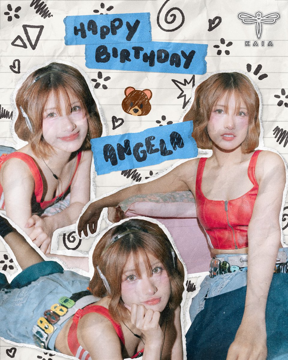 [KAIA Birthday] 

Happy Birthday, #KAIA_ANGELA! 🐻🎂

Thank you for being our protector and always putting the group first. Hoping your day is as amazing as your heart. We love you BEAR-y much! 🤗💓

FLIGHT 27 TWIN EXPRESS
#KAIA #TWINN7thAdventure #KAIA_ANGELA