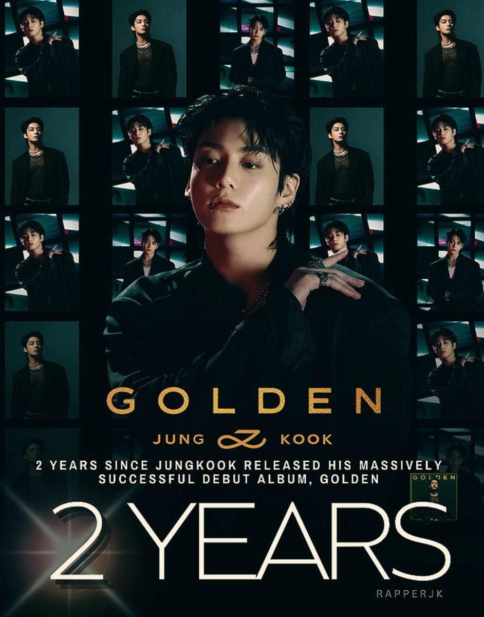 dely97580's tweet photo. @JK_CISteam GOLDEN ALBUM BY GOLDEN SINGER 
#2YearsWithGolden  
JUNGKOOK IS GOLDEN https://t.co/CLB1vzn9Ff