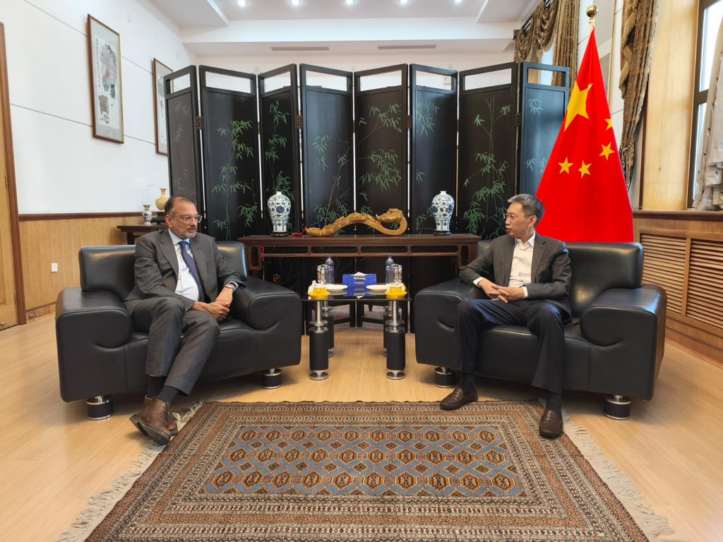 The UNHCR Representative, <a href="/jhamal4/">Arafat Jamal</a> met with the Ambassador of China to Afghanistan today to discuss the situation of Afghans returning home and ways to strengthen joint collaboration in support of returnees, reaffirming the importance of multilateralism.