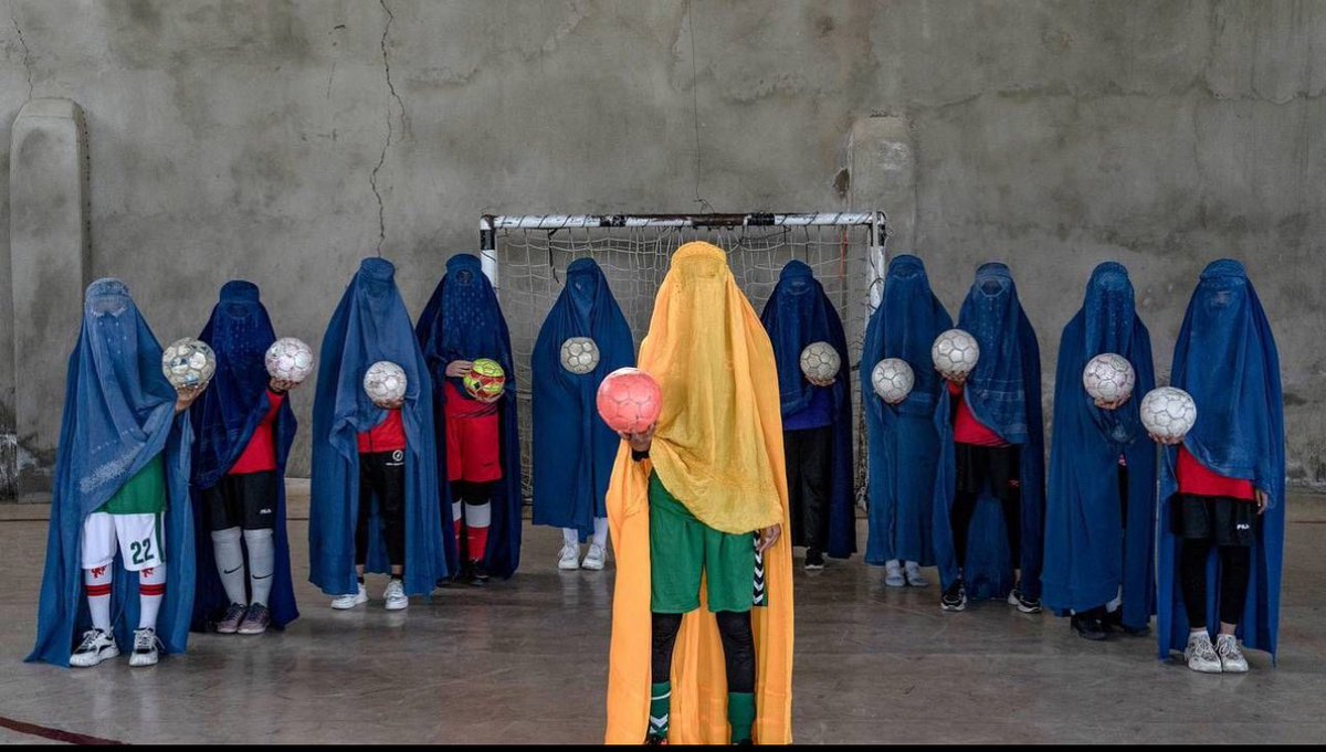 jsky_crypto's tweet image. How looks woman’s sport in Afghanistan