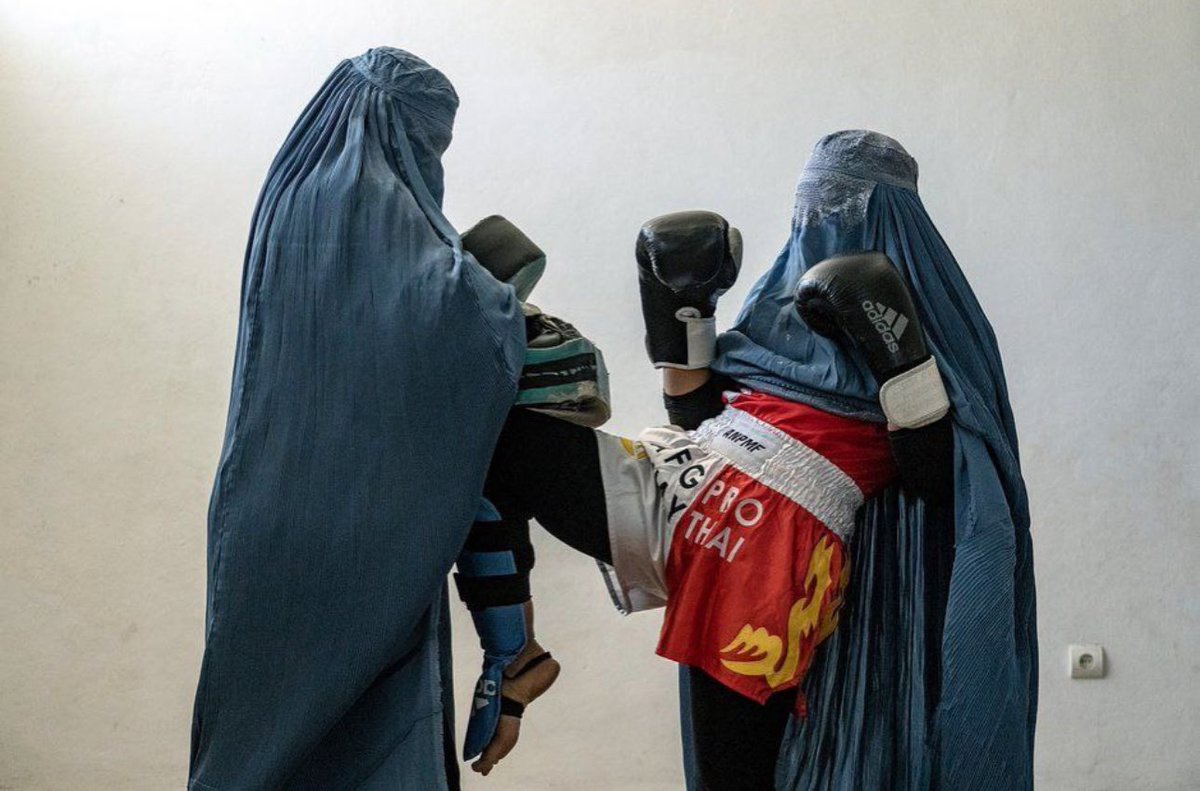 jsky_crypto's tweet image. How looks woman’s sport in Afghanistan