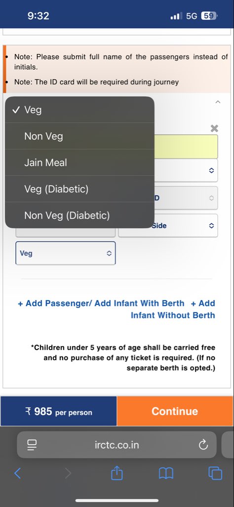 IamRanaPSingh's tweet image. Another Loot Scheme by @IRCTCofficial @AshwiniVaishnaw @RailMinIndia as they removed the option of no good from trains like Shatabdi or Tejas or Rajdhani.. we all know it was never worth it and unhygienic too.. now either way we have to pay whether we eat or not.. pathetic