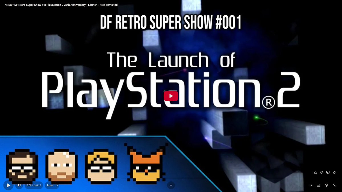 The first episode of the new Digital Foundry Retro Super Show #1: PlayStation 2 25th Anniversary: youtube.com/watch?v=DqtLH0…
MyLifeinGaming crew also joined the podcast. 
btw I'm feeling honored that my Retrotink 4K CE, Morph 4K and OSSC Pro Review is a part of the episode. ☺️