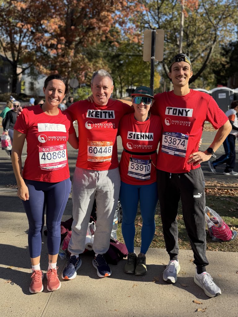 Let’s go #TeamNarcolepsyNetwork! #nycmarathon <a href="/NarcolepsyNtwrk/">Narcolepsy Network</a>