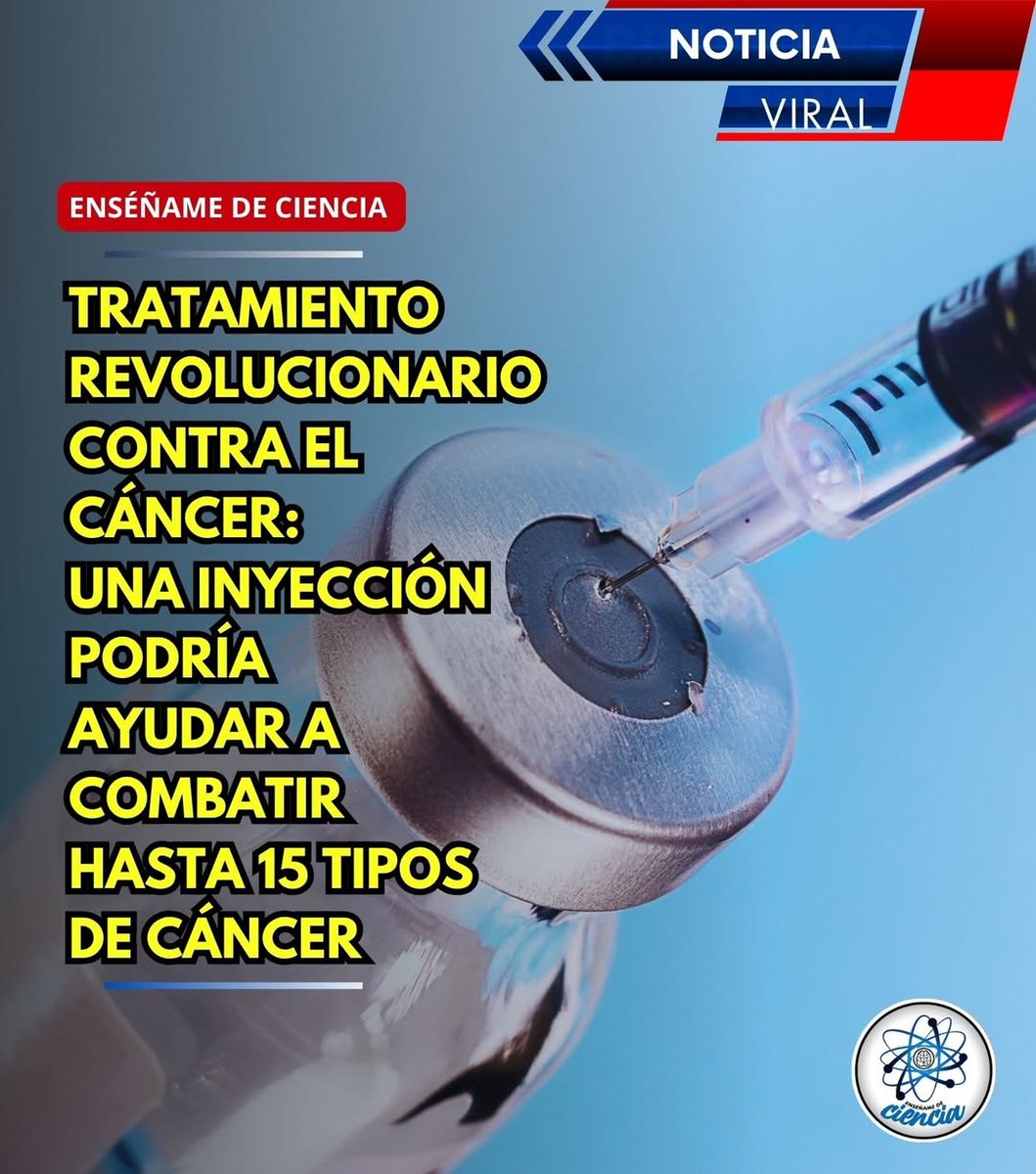 EnsedeCiencia's tweet image. 💉🩸La inyección que se está utilizando en el Reino Unido para combatir esta enfermedad se llama Nivolumab. Es un fármaco inmunoterapéutico que puede administrarse en tan solo 3 a 5 minutos. Este tiempo es extremadamente bajo en comparación con los tratamientos tradicionales.…
