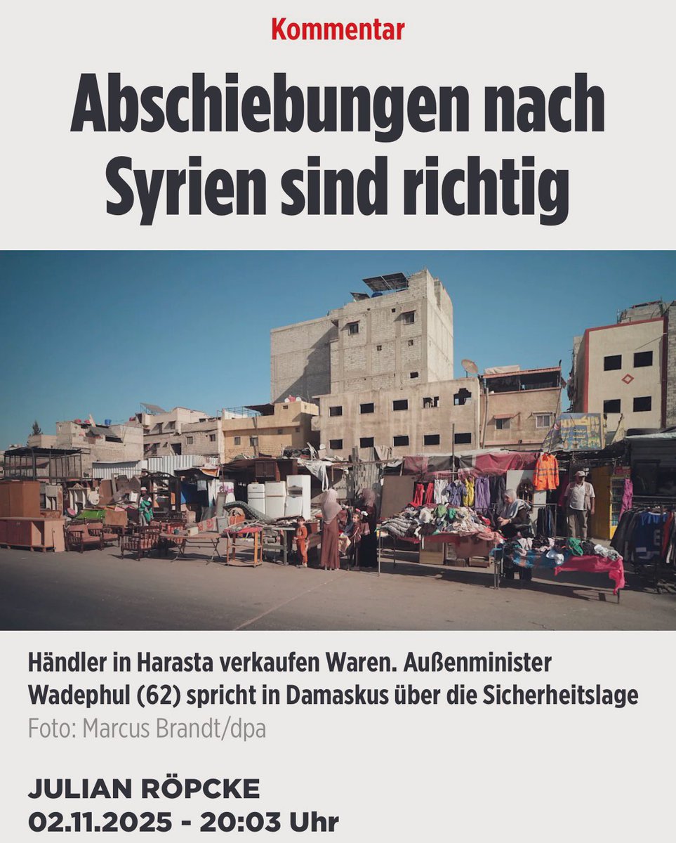 Jahrelang habe ich für BILD über das Grauen in Syrien berichtet. Über Assads Fassbomben und Giftgas-Attacken, über ISIS-Morde und Folter-Gefängnisse.

Doch all das gibt es in Syrien nicht mehr. Bereits 2017 wurde die Terrormiliz besiegt, 2024 dann endlich Diktator Assad, der