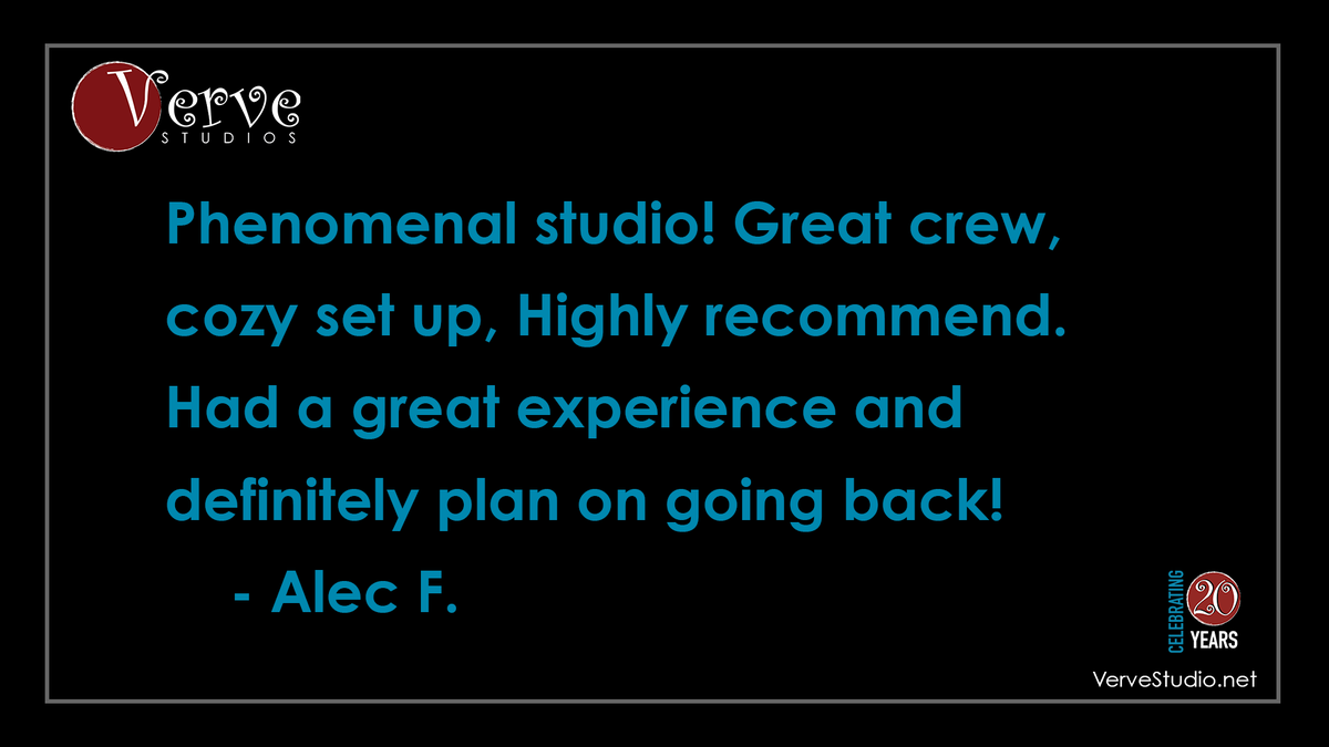 VerveStudiosAZ's tweet image. Thank you for the ⭐️⭐️⭐️⭐️⭐️ feedback, Alec!   We look forward to seeing you at another class soon!
VerveStudio.net
#vervestudiosaz #aspiringtoworkingactors #localsmallbusiness #5starreview  #azactor #arizonaactors #professionalactortraining #scottsdaleaz #azsmallbusiness