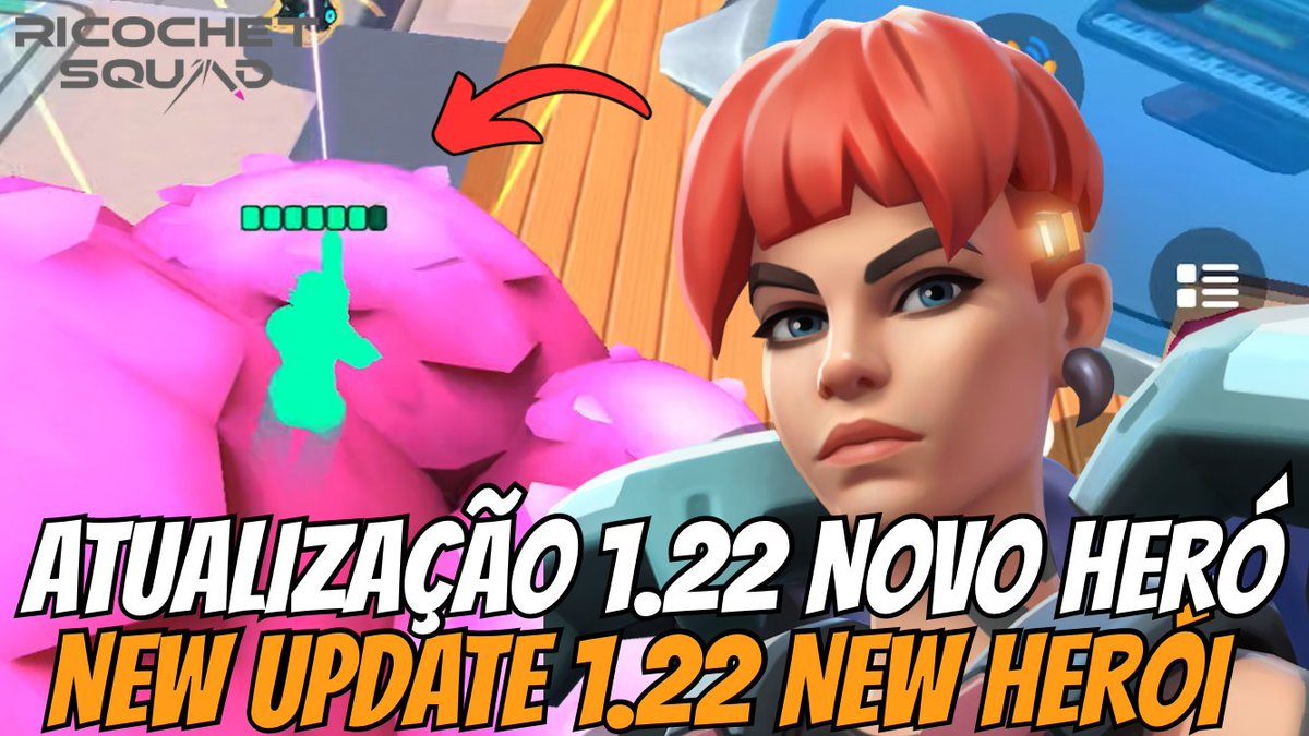 OzzyLegendsYT's tweet photo. RICOCHET SQUAD | NOVA ATUALIZAÇÃO 1.22 NOVO HERÓI | NEW UPDATE 1.22 NEW HERÓI 
👉 https://t.co/QJhbPyDYmV

#ricochetsquad  #newhero https://t.co/7jjp94zzgh